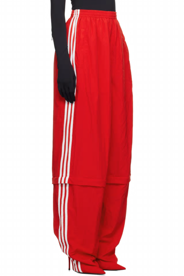 Balenciaga Red adidas Originals Edition Pantashoes Boots & Track Pants ...